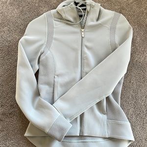Lululemon light blue zip up jacket
